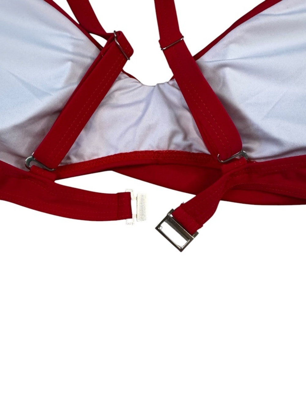 Red High Waisted Bikini Size Large - Picture 11 of 14